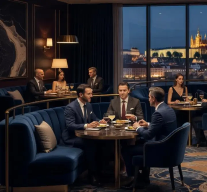 Noční Praha jako inspirace pro design Prago Scene Casino