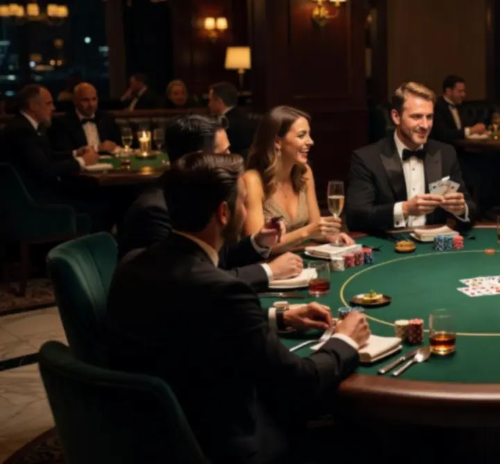 Luxusní offline pokerový večer u prémiového stolu