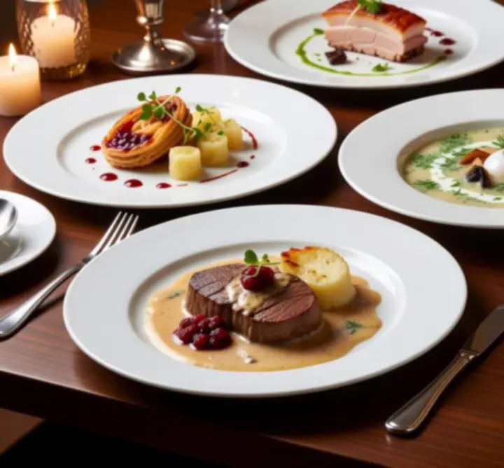 Signature pokrmy restaurace Prago Scene